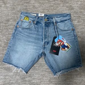 COPY - Men’s Levi’s X Super Mario 501 ‘93 Cut-Off Shorts - Size 29